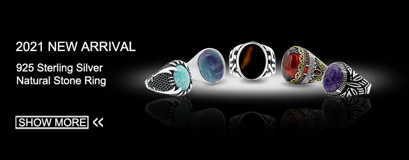 S925 Sterling Silver Inlaid Oval Turquoise Stone Men's Ring Turkish Jewelry Everyday Wear Holiday Gift