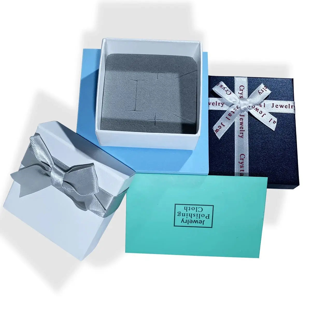 Real 14K Gold Filled Stacking Ring Five Stone Moissanite Wedding Band Finger Jewelry Accessories Anti fading Waterproof